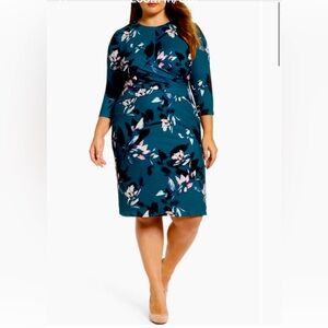 Eliza J wrap dress 16 W